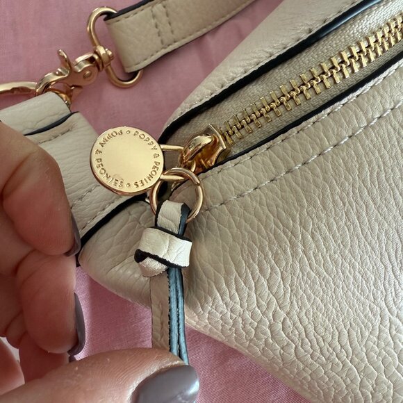 Poppy & Peonies Sidekick Cream NWT - Picture 12 of 15